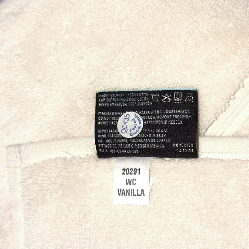 VANILLA Wamsutta Collection 100% Turkish Cotton 40x70 inch BATH SHEET ( Towel )